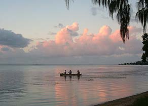 Paddling Canoe