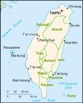 Taiwan Map