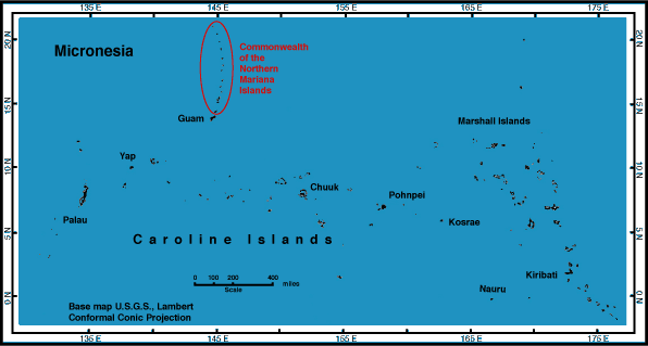 Micronesia Map