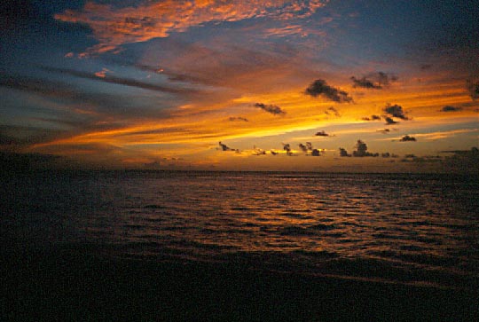 Sunset over Ha`ena