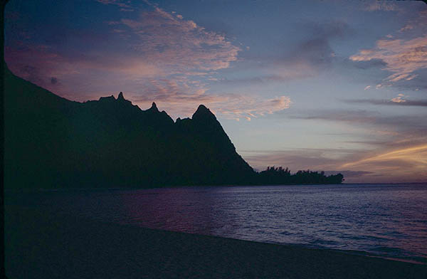 Makana at Sunset