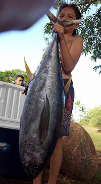 35-lb ahi