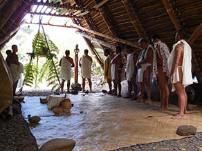 Ceremony at the Hale Mua