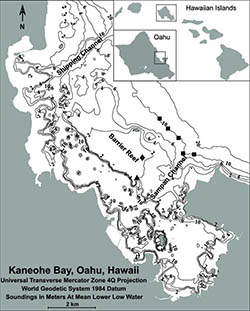 Bathymetry map