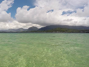 Ahu a Laka under water