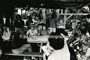 Group sitting at table