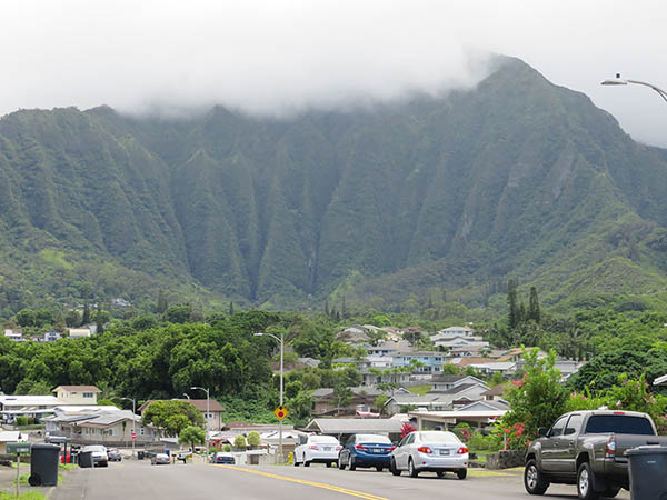 Suburbs below `Ioleka`a