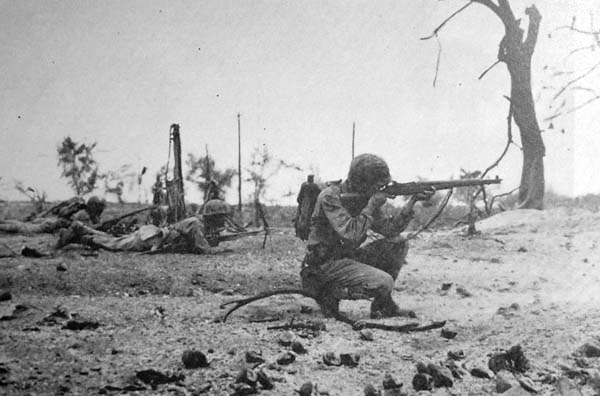 Marines on Peleliu